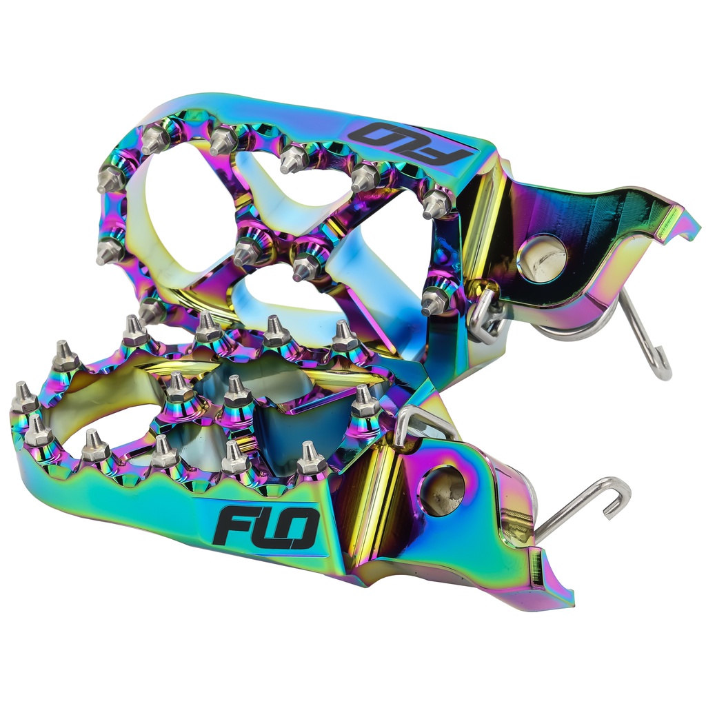 Flo Motorsports Pro Series Footpegs - Flo Motorsports aftermarket dirt bike part